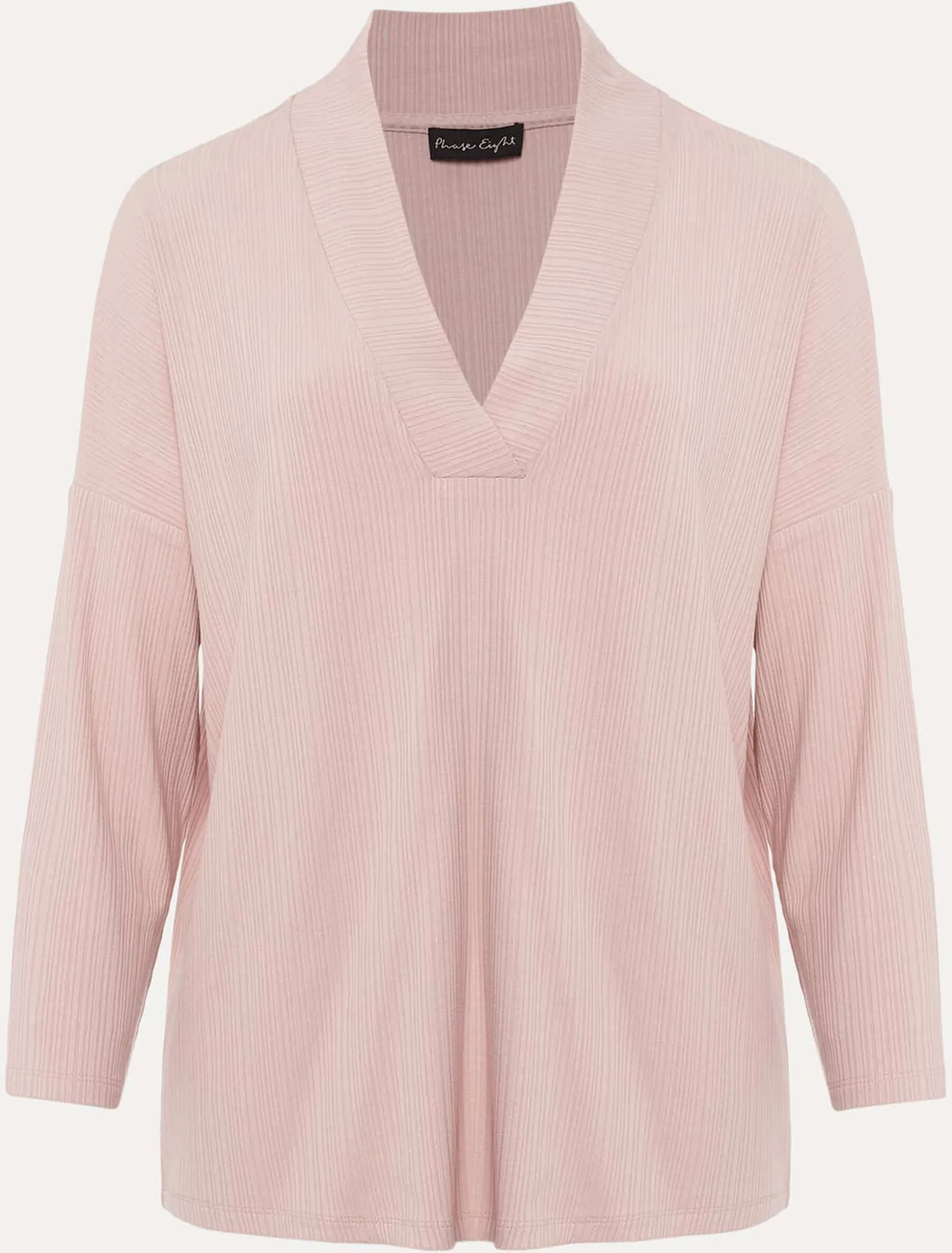 Shellie Textured V Neck Top
