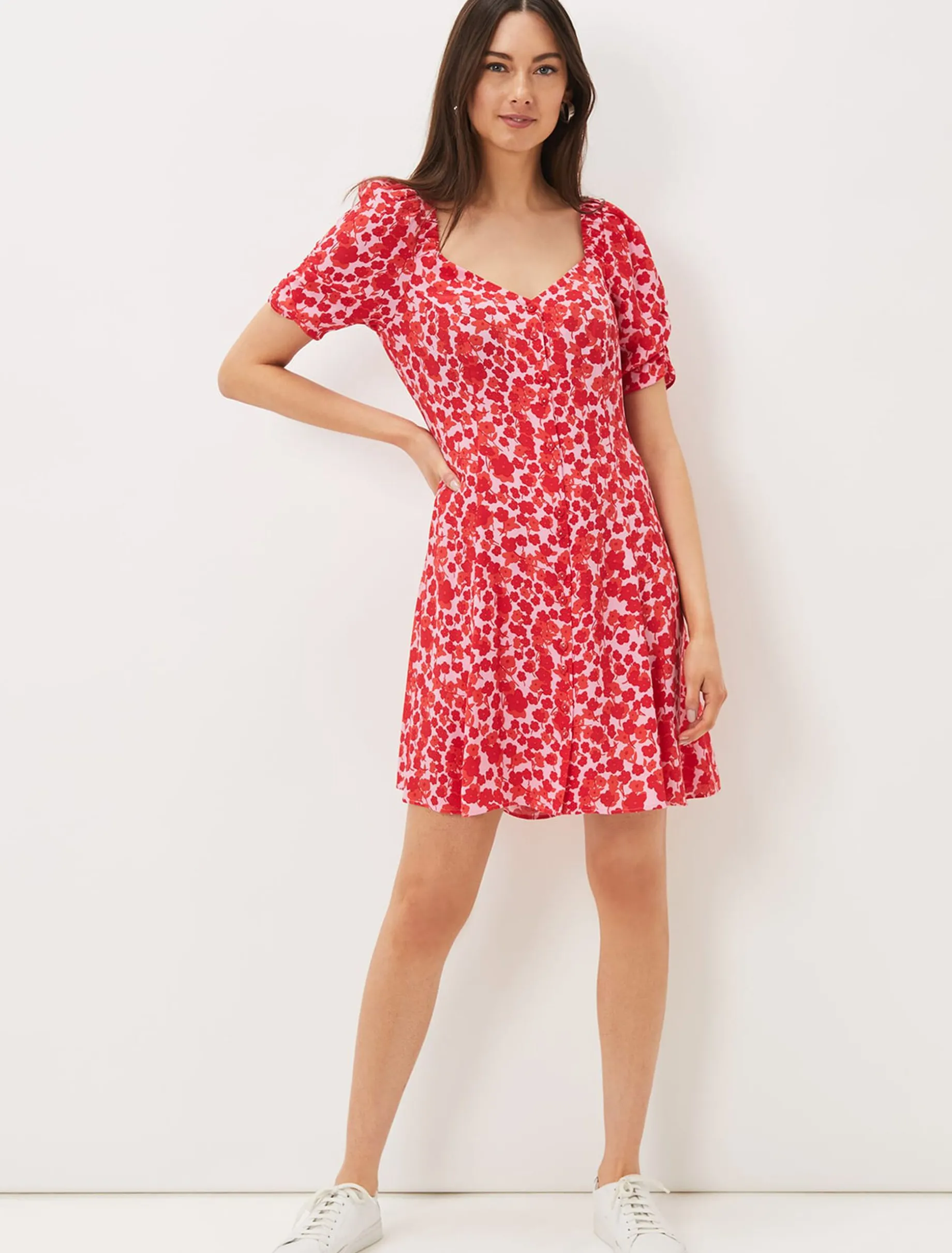 Sheryl Floral Tea Dress