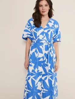 Sienna Cotton Two Colour Midi Dress