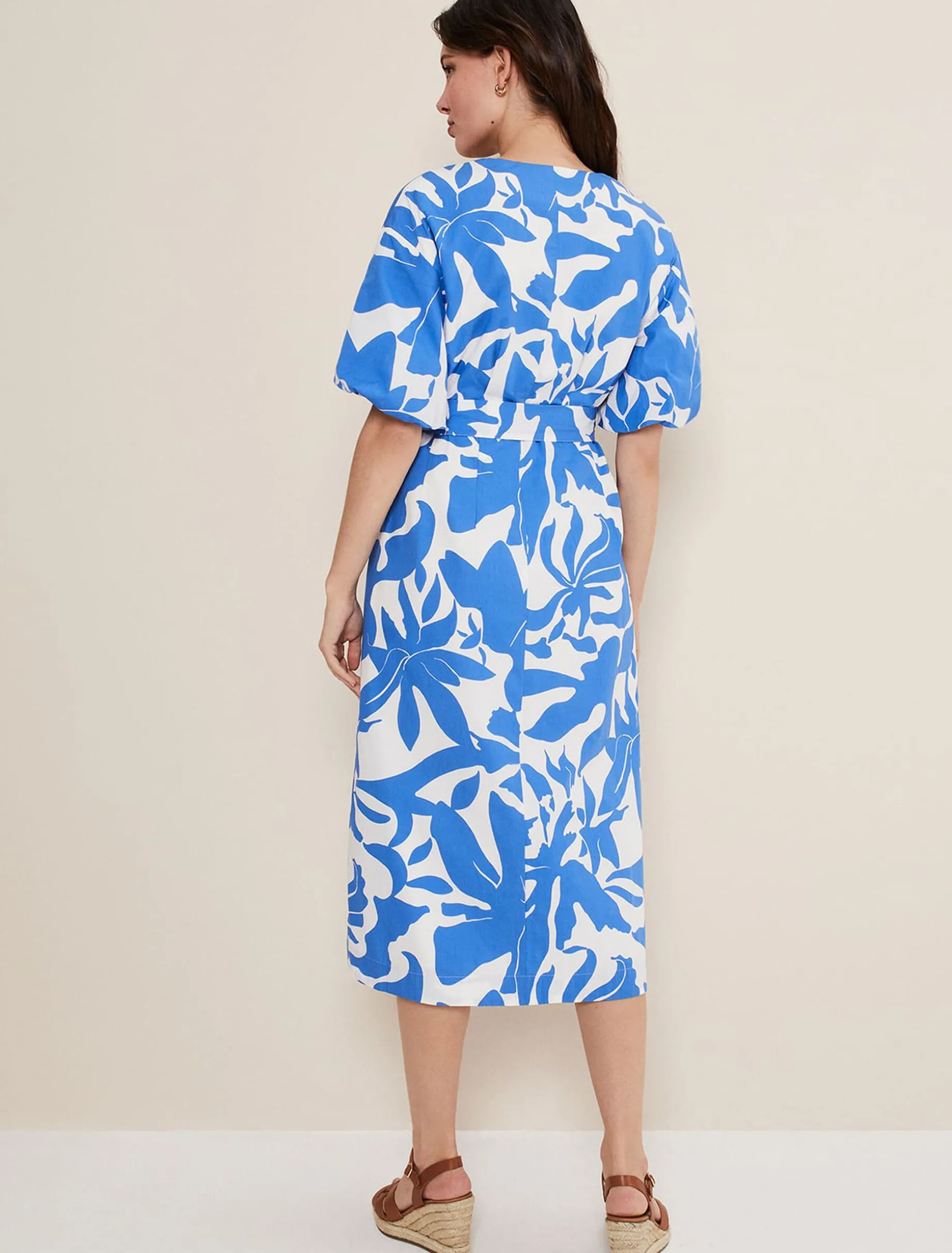 Sienna Cotton Two Colour Midi Dress