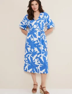 Sienna Cotton Two Colour Midi Dress