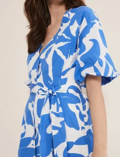 Sienna Cotton Two Colour Midi Dress
