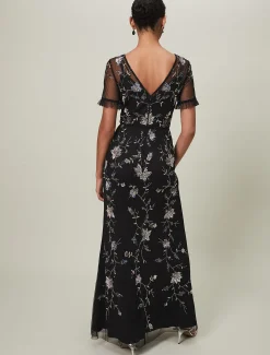 Sierra Sequin Floral Dress