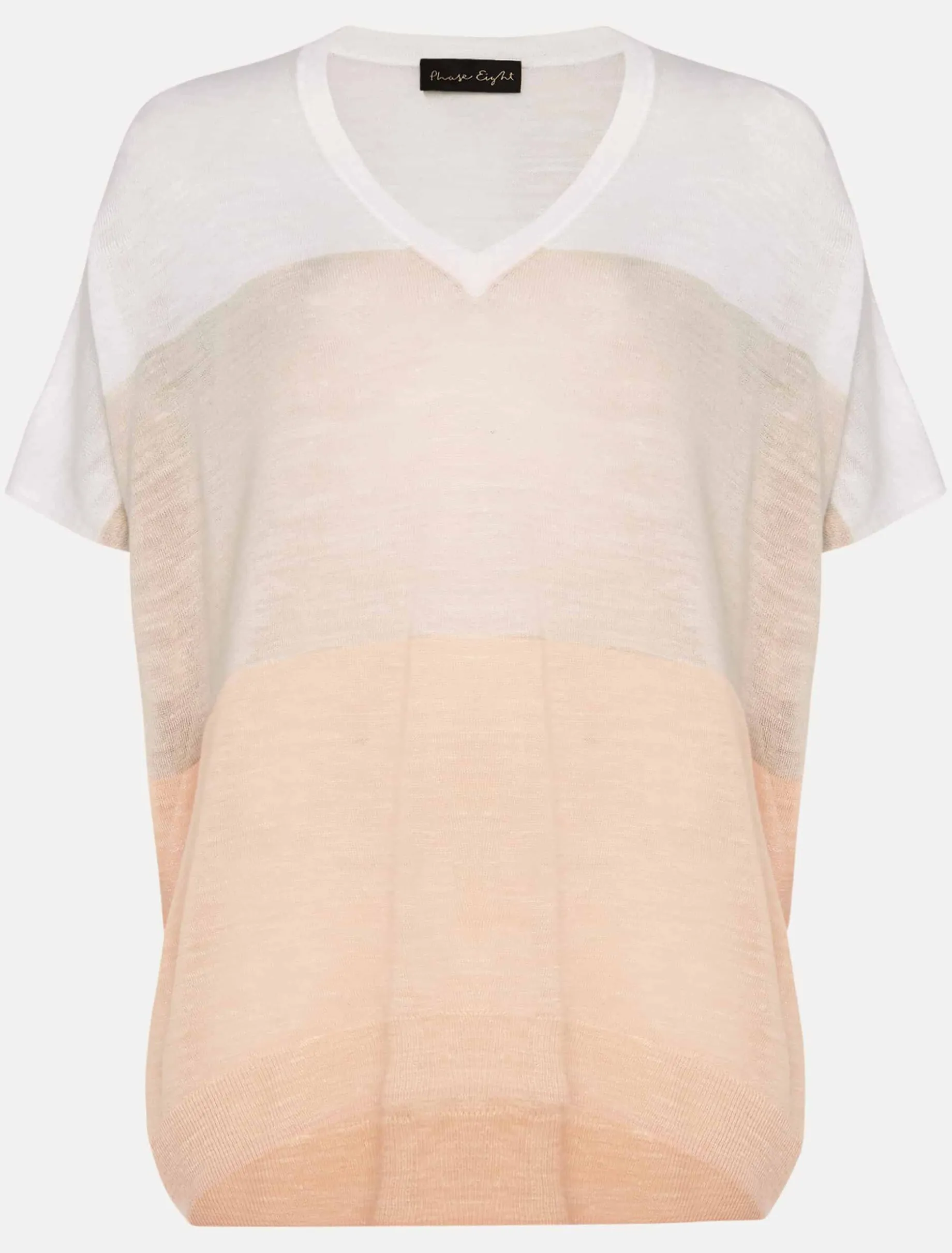 Simonea Colourblock Linen Top