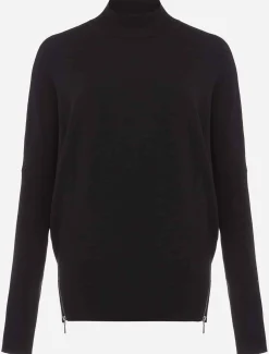 Skylar Roll Neck Zip Hem Jumper