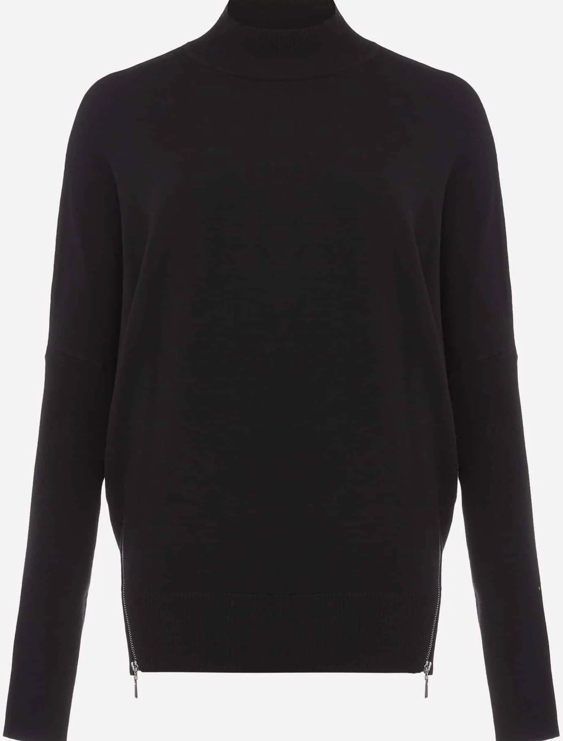 Skylar Roll Neck Zip Hem Jumper