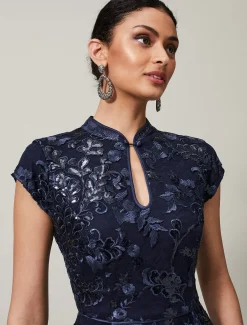 Sofia Embroidered Sequin Dress