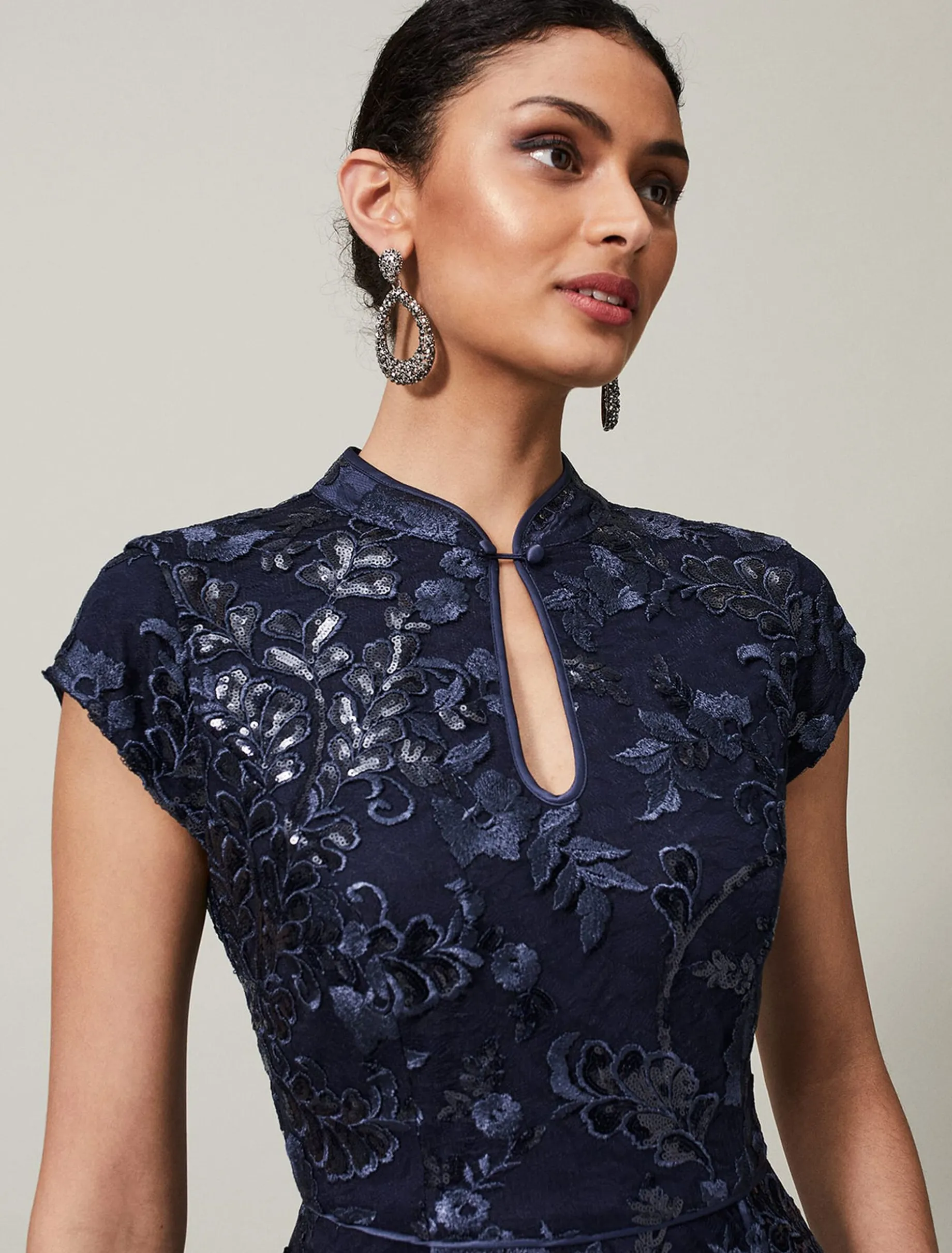Sofia Embroidered Sequin Dress