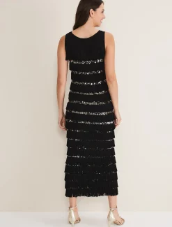 Sofianne Fringe Maxi Dress
