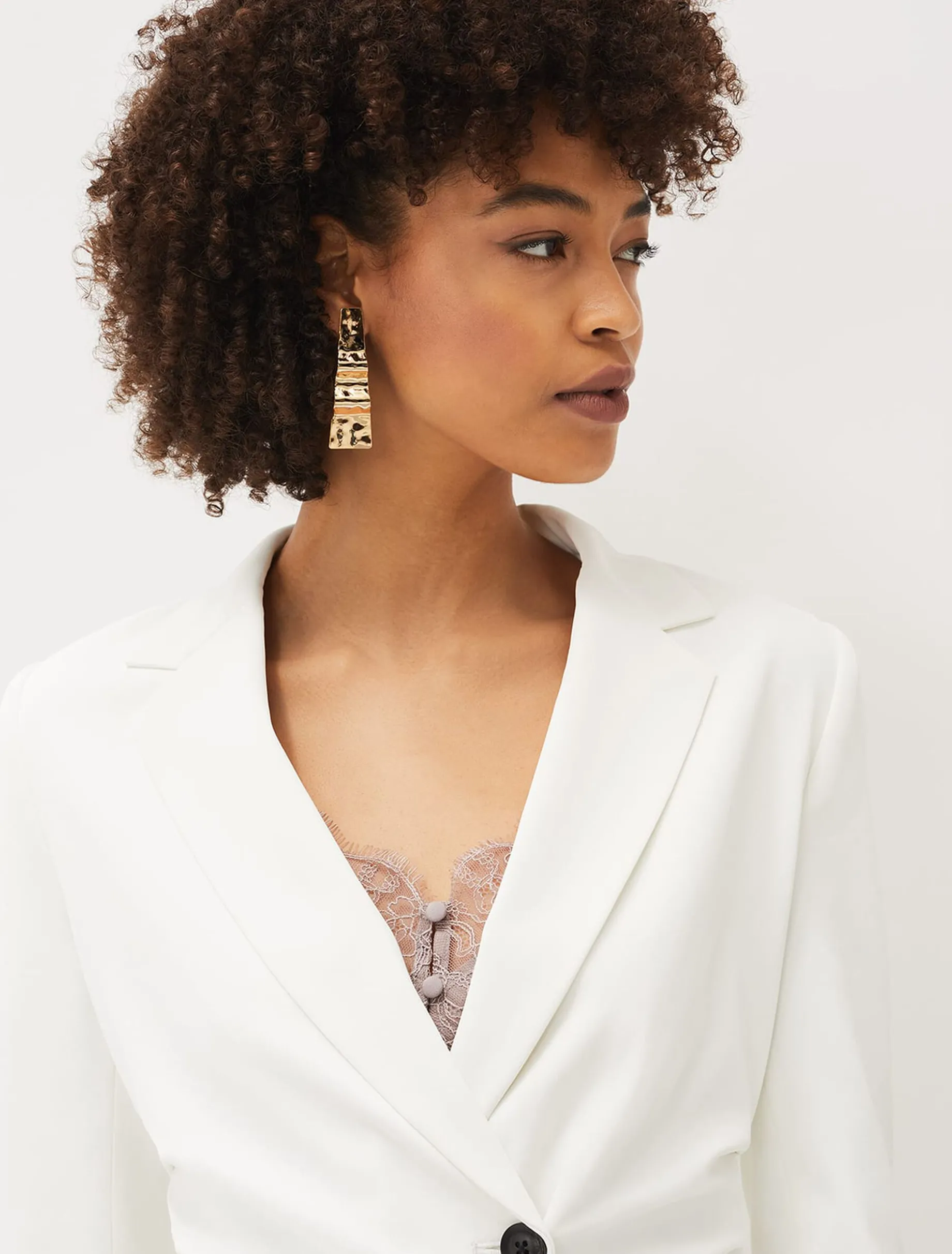 Solange White Blazer