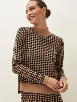 Soph Dogtooth Co-Ord Jumper