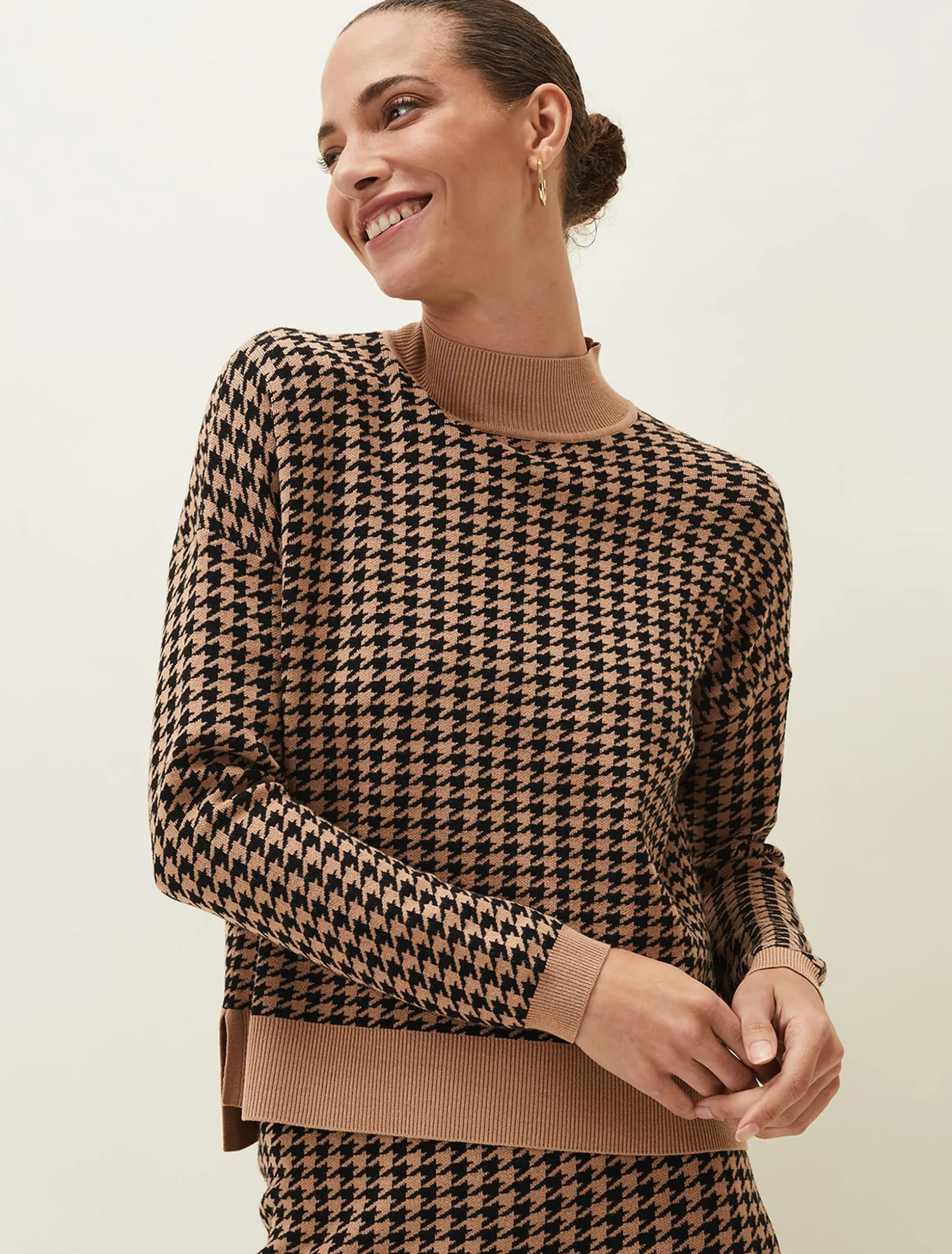Soph Dogtooth Co-Ord Jumper