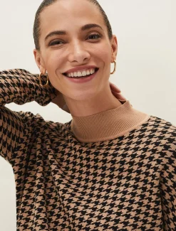 Soph Dogtooth Co-Ord Jumper