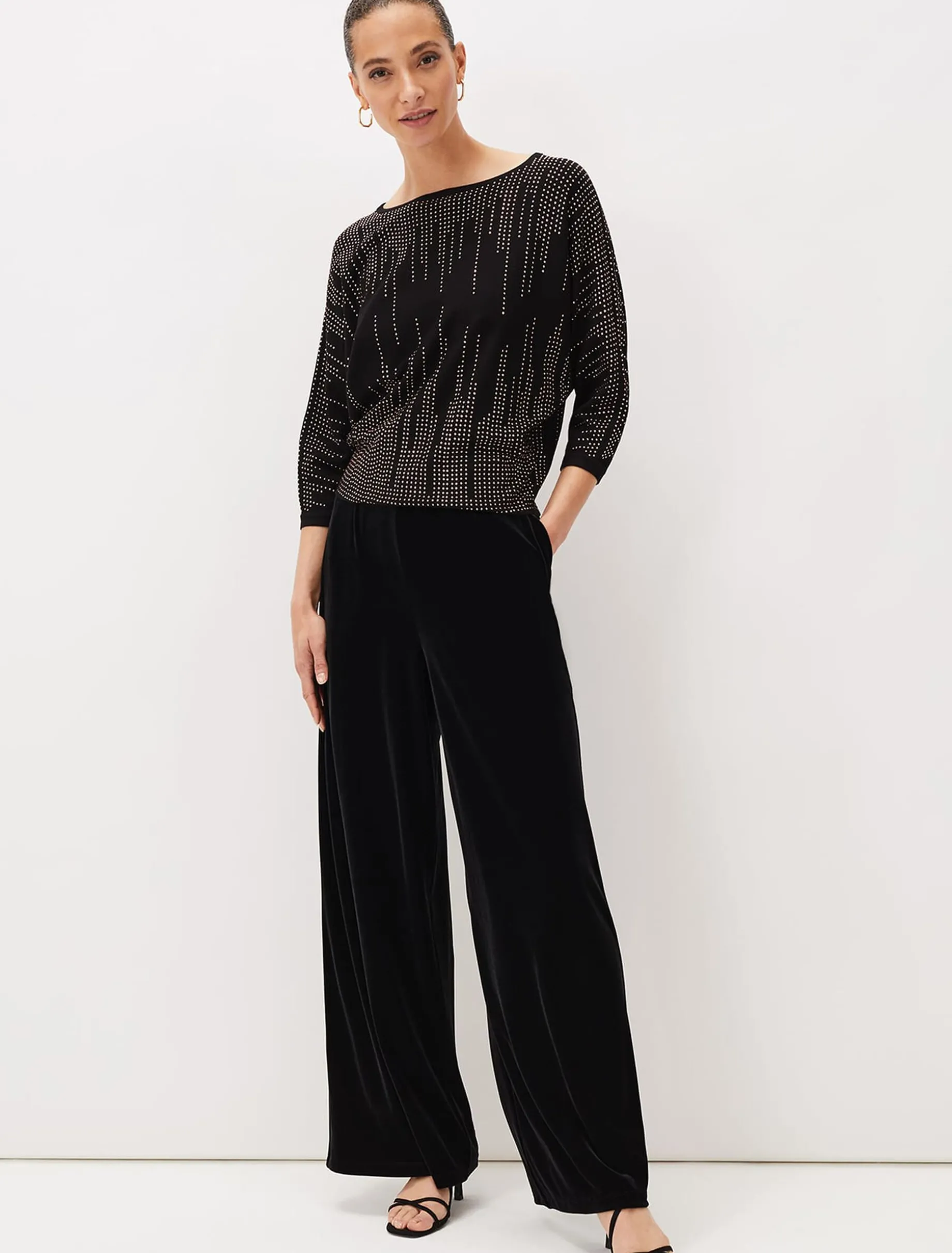 Sophian Embellished Fine Knit Jumper
