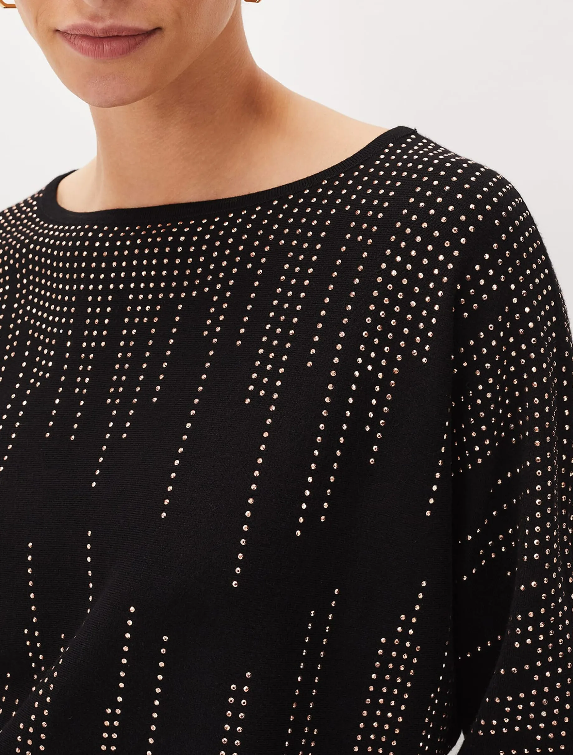 Sophian Embellished Fine Knit Jumper