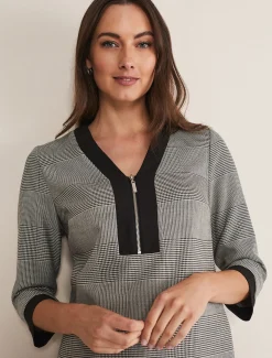 Soraya Check Midi Dress