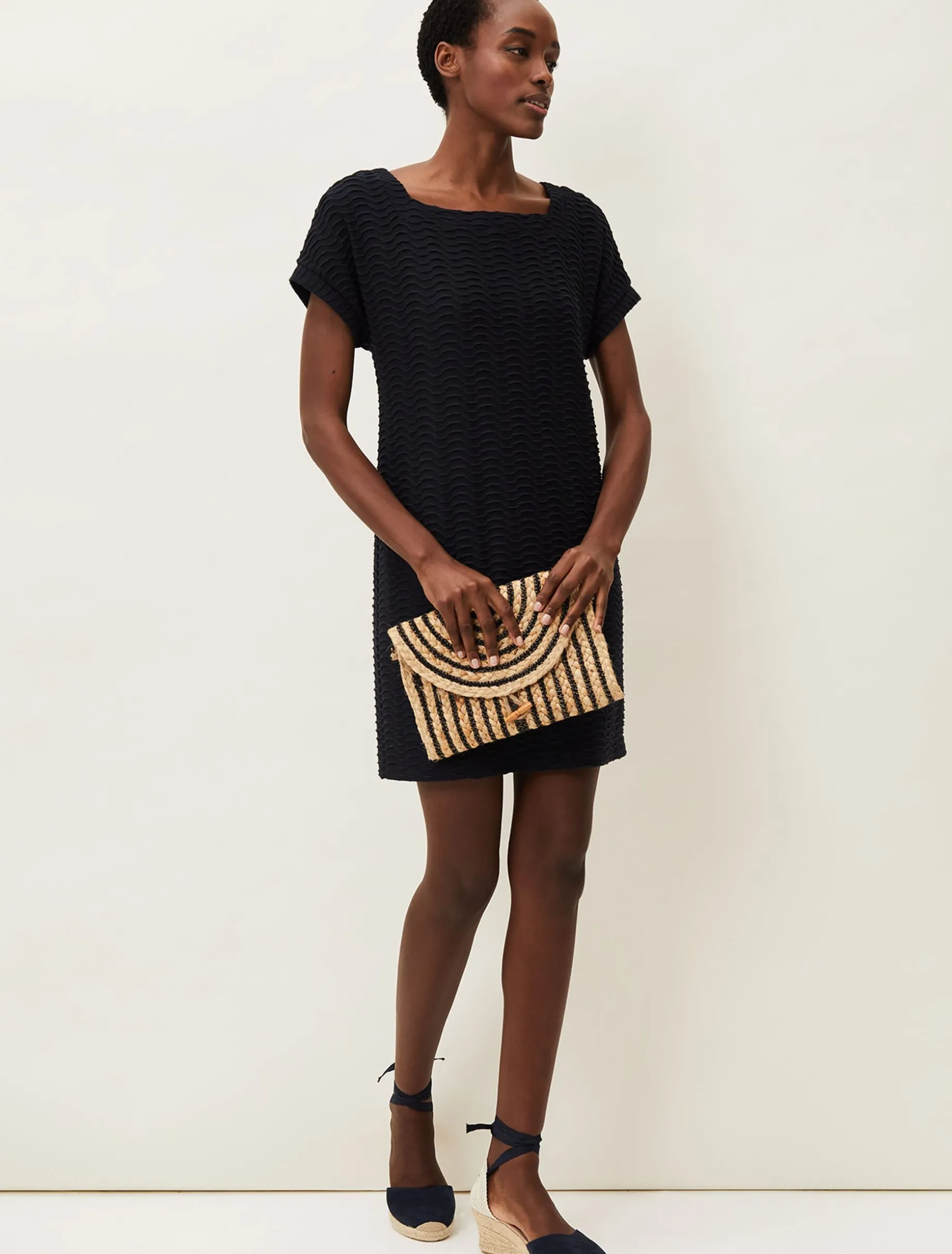 Starla Textured Tunic Dress