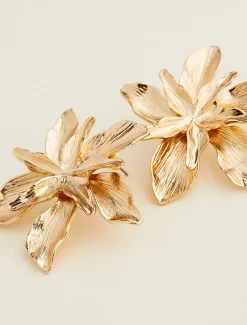 Statement Flower Stud Earring