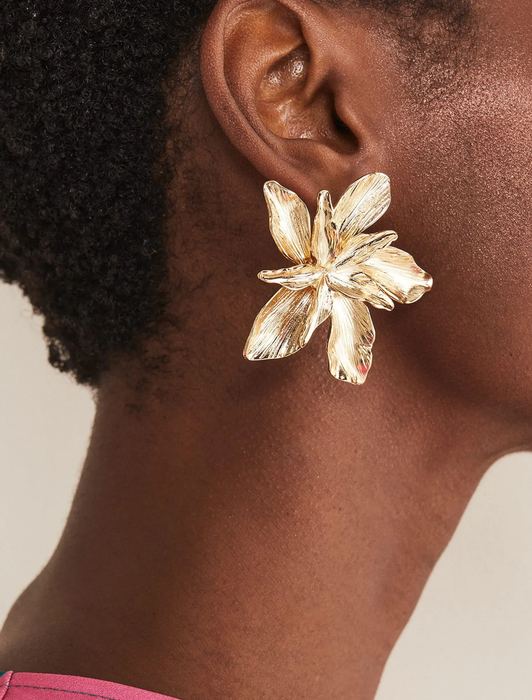 Statement Flower Stud Earring