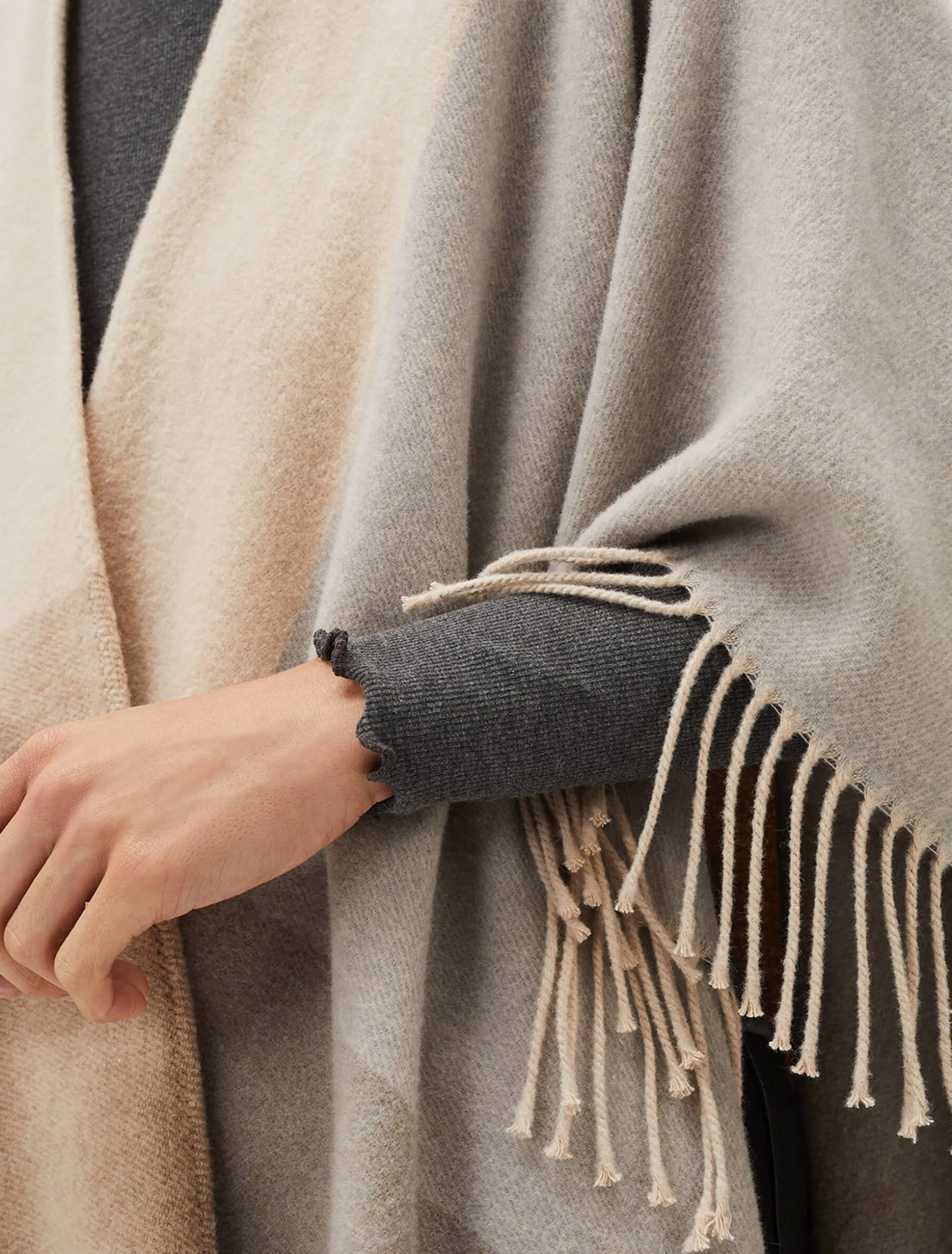Stefana Colourblock Cape