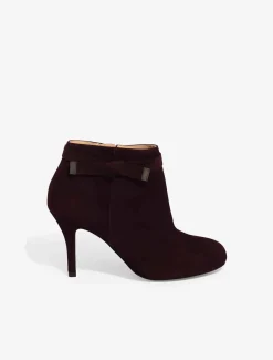 Stephanie Leather Tie Side Boots