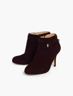 Stephanie Leather Tie Side Boots
