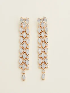 Stone Statement Drop Earring