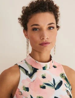 Stone Statement Drop Earring