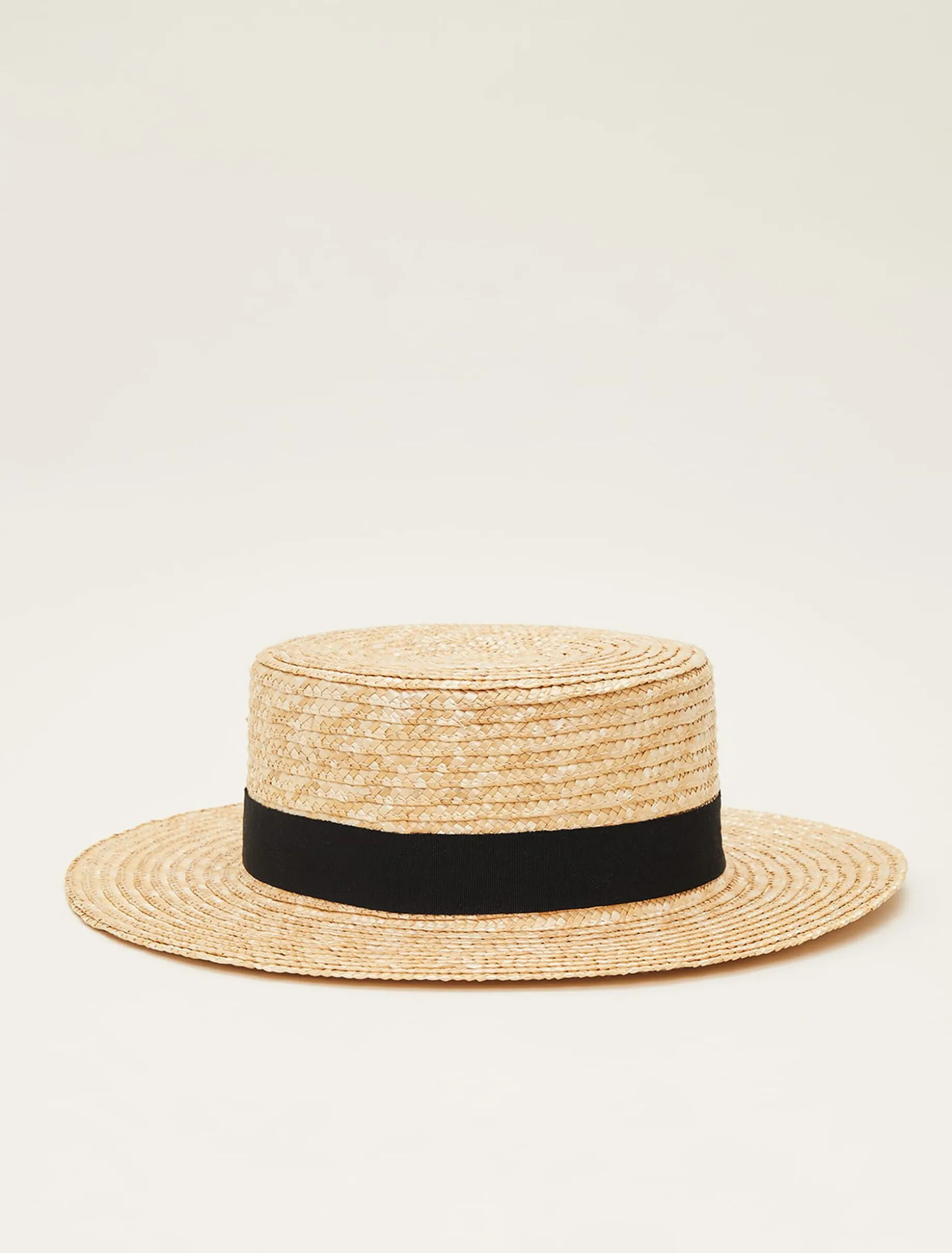 Straw Boater Hat