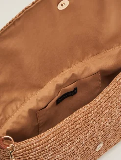 Straw Clutch Bag