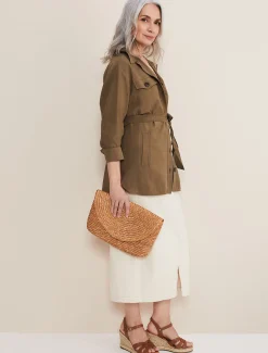Straw Clutch Bag
