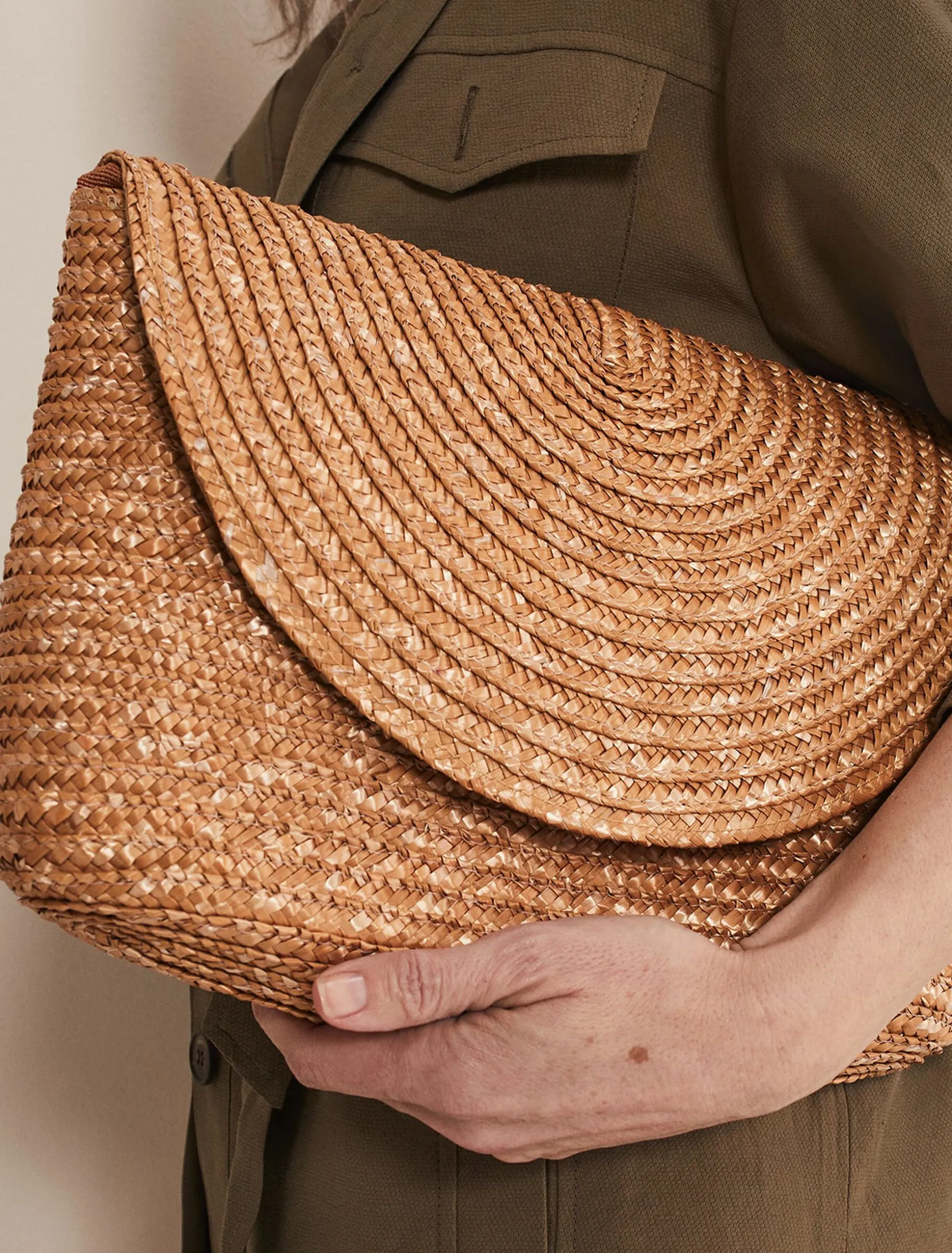 Straw Clutch Bag