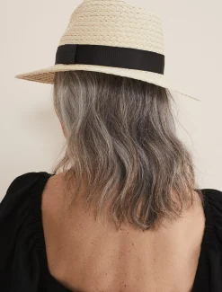 Straw Fedora Hat