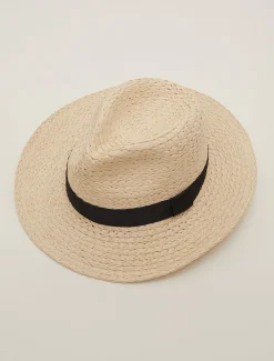 Straw Fedora Hat