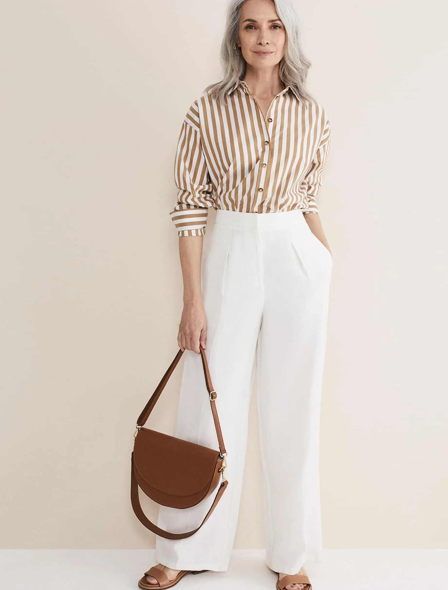Stripe Camel Shirt