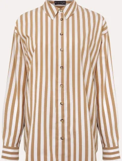 Stripe Camel Shirt