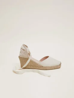 Suede Ankle Tie Espadrille Shoe