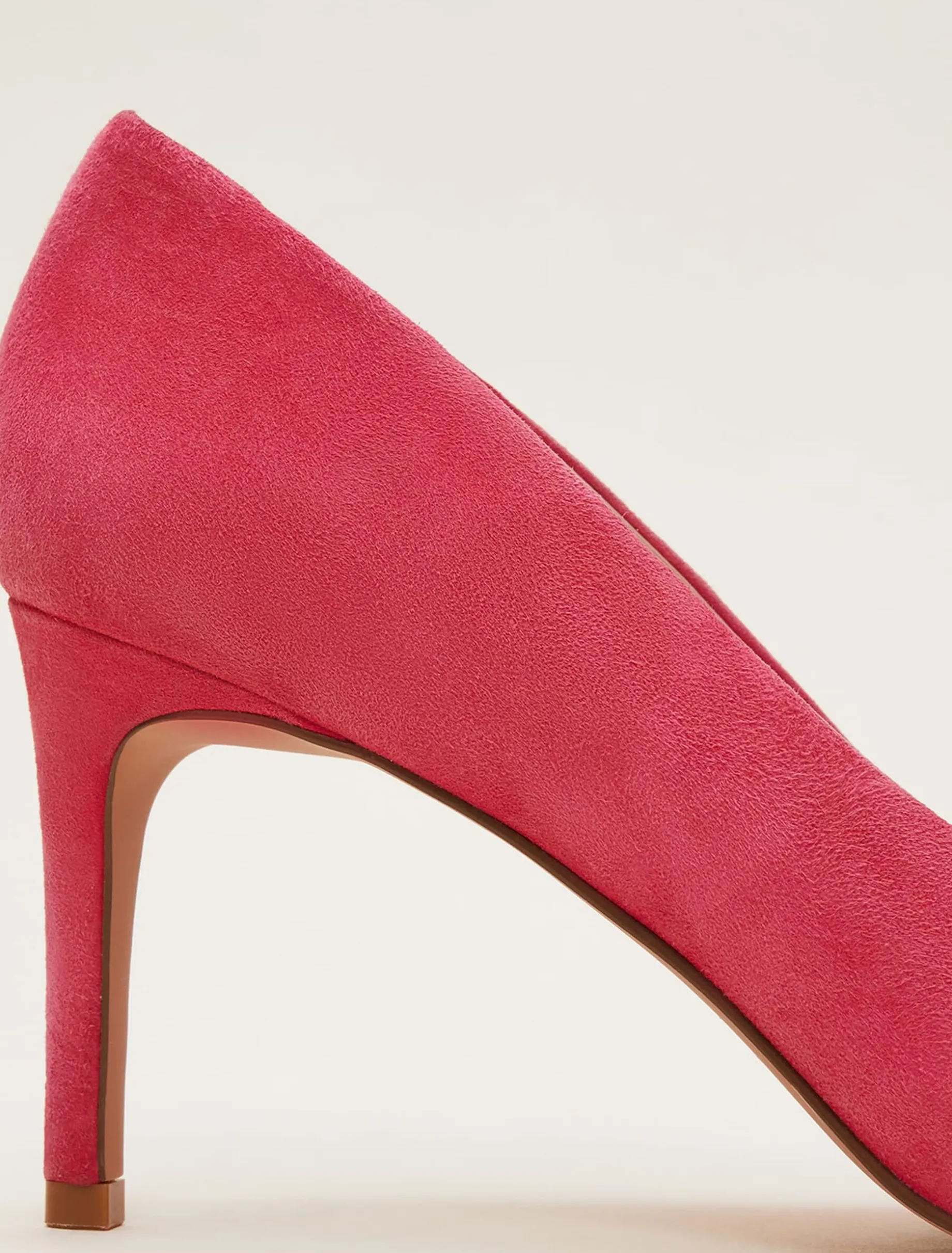 Suede Bow Front Court Shoes