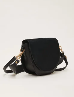 Suede Cross Body Bag