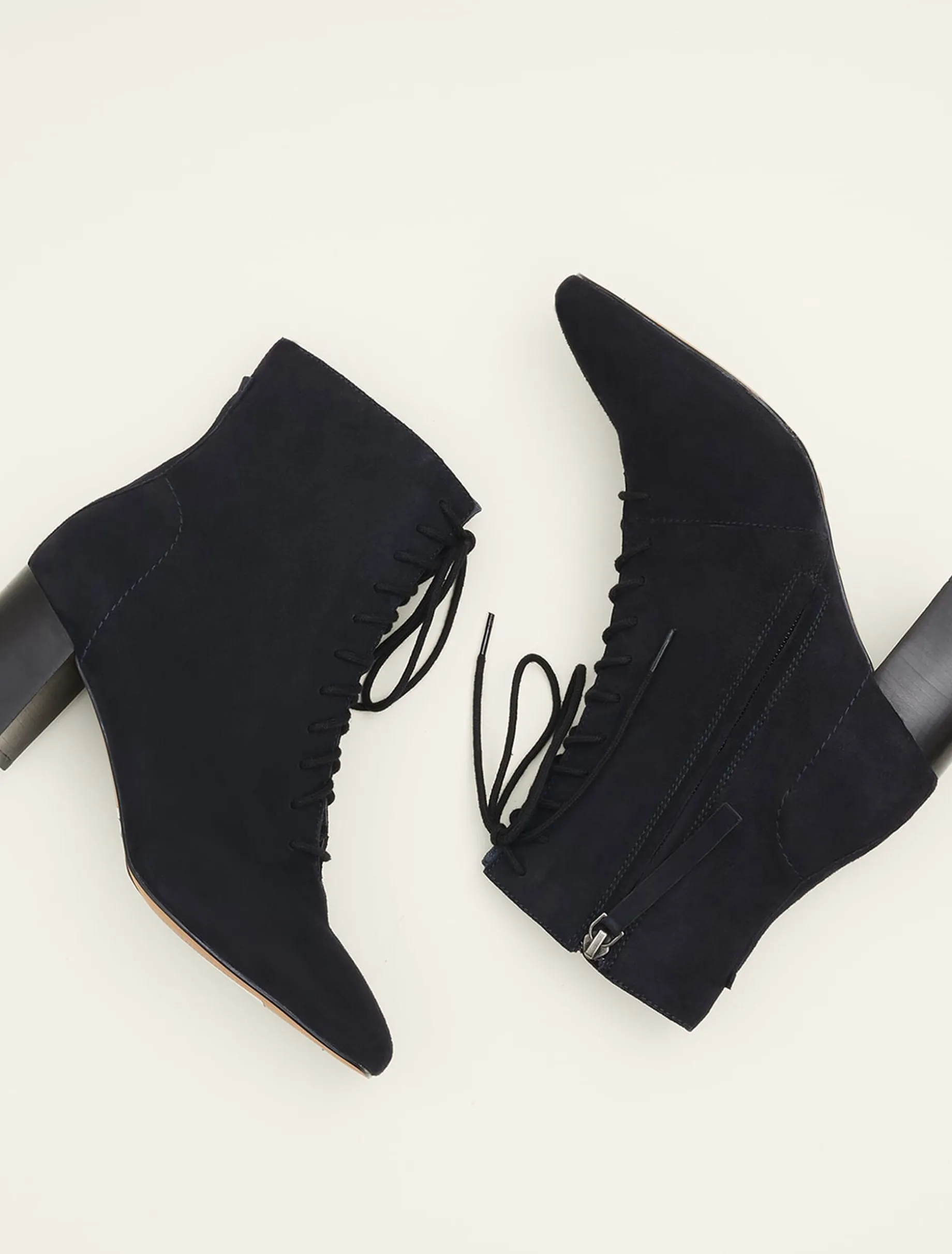 Suede Lace Up Boots