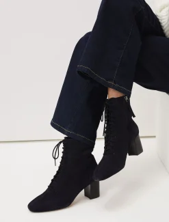 Suede Lace Up Boots