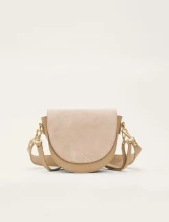 Suede Leather Cross Body Bag
