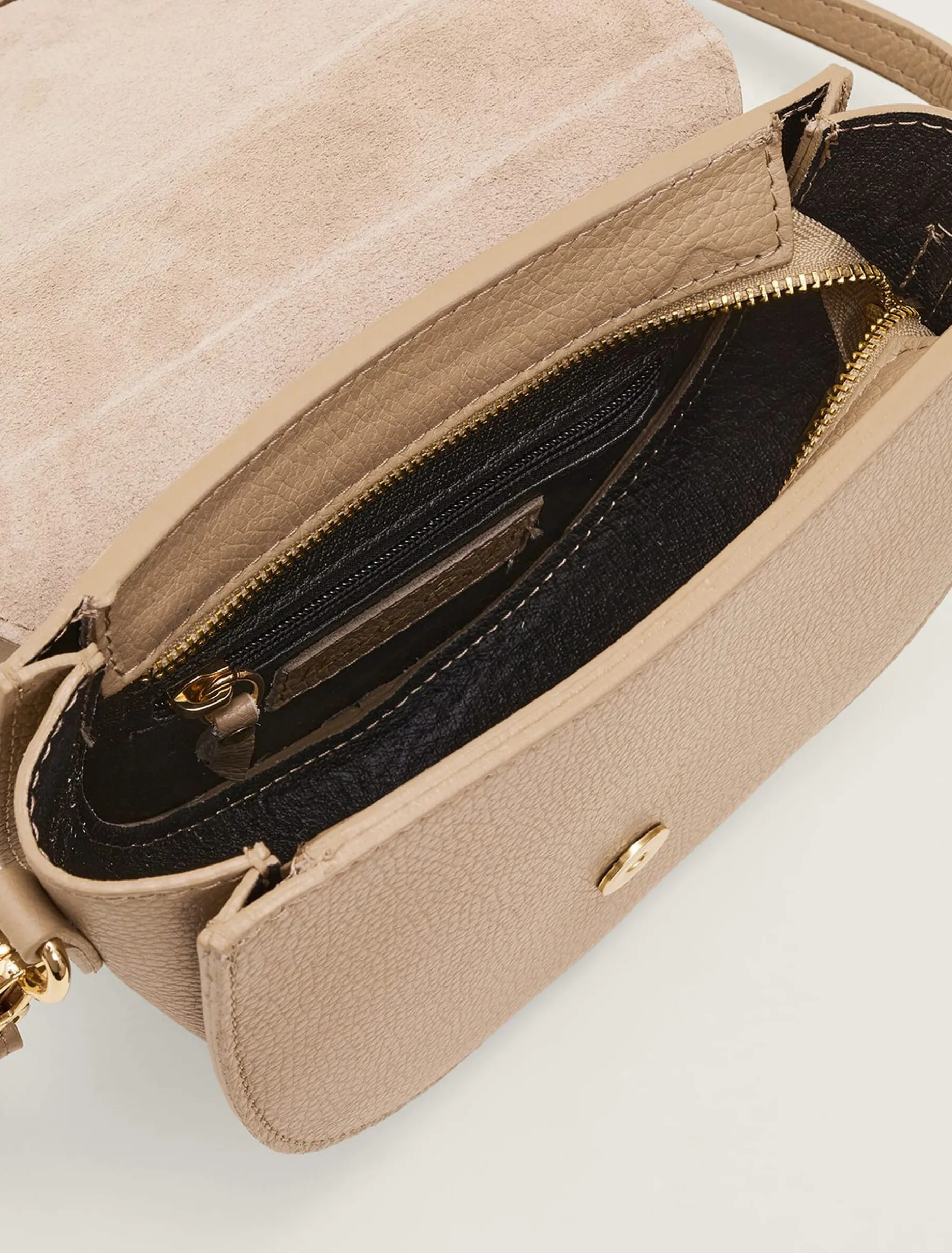 Suede Leather Cross Body Bag