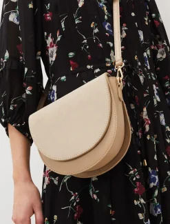 Suede Leather Cross Body Bag