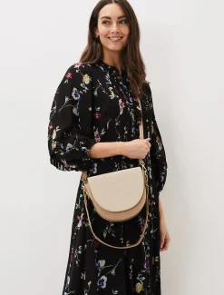 Suede Leather Cross Body Bag