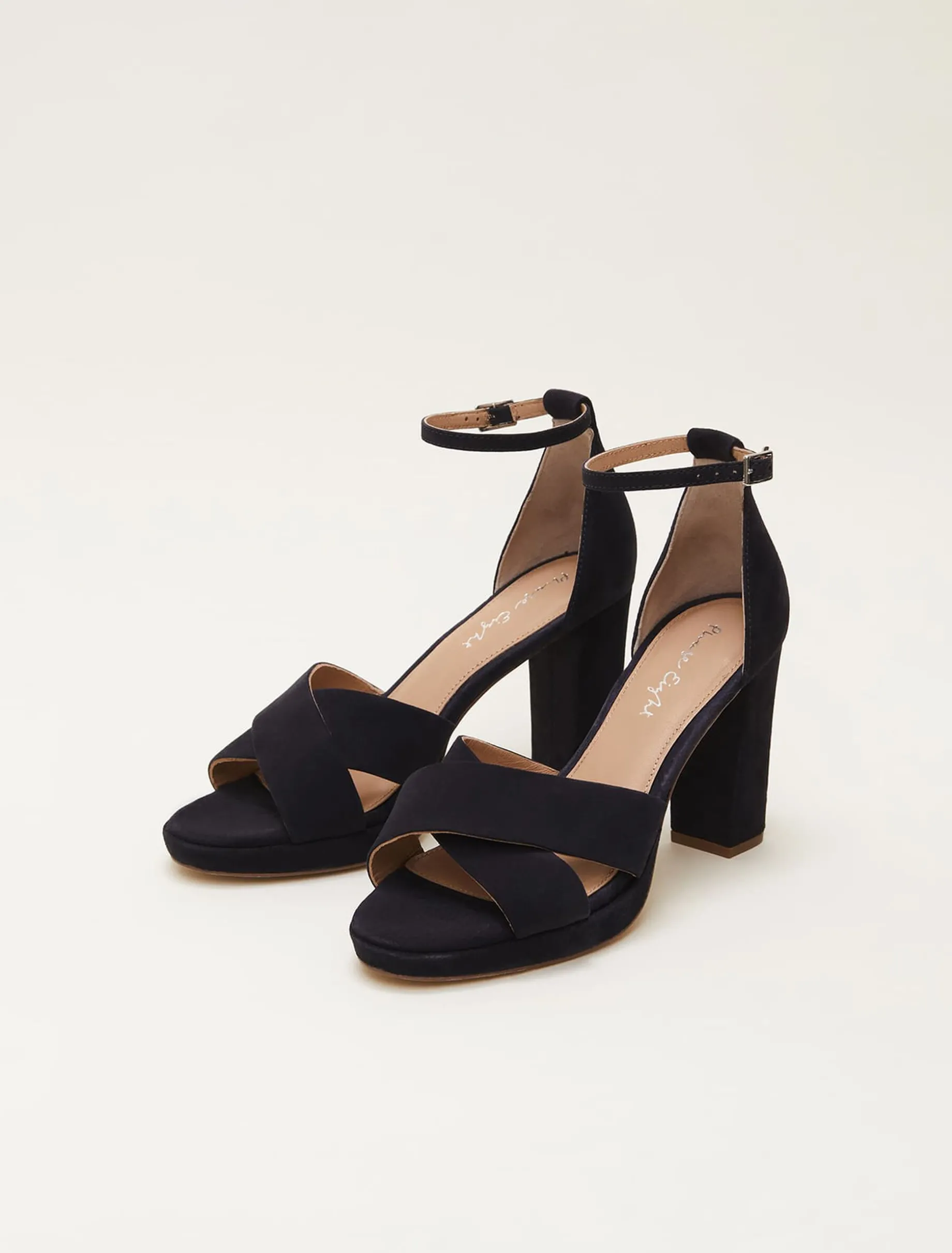 Suede Platform Heels
