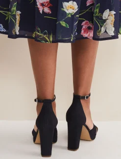Suede Platform Heels