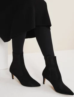 Suede Sock Boots