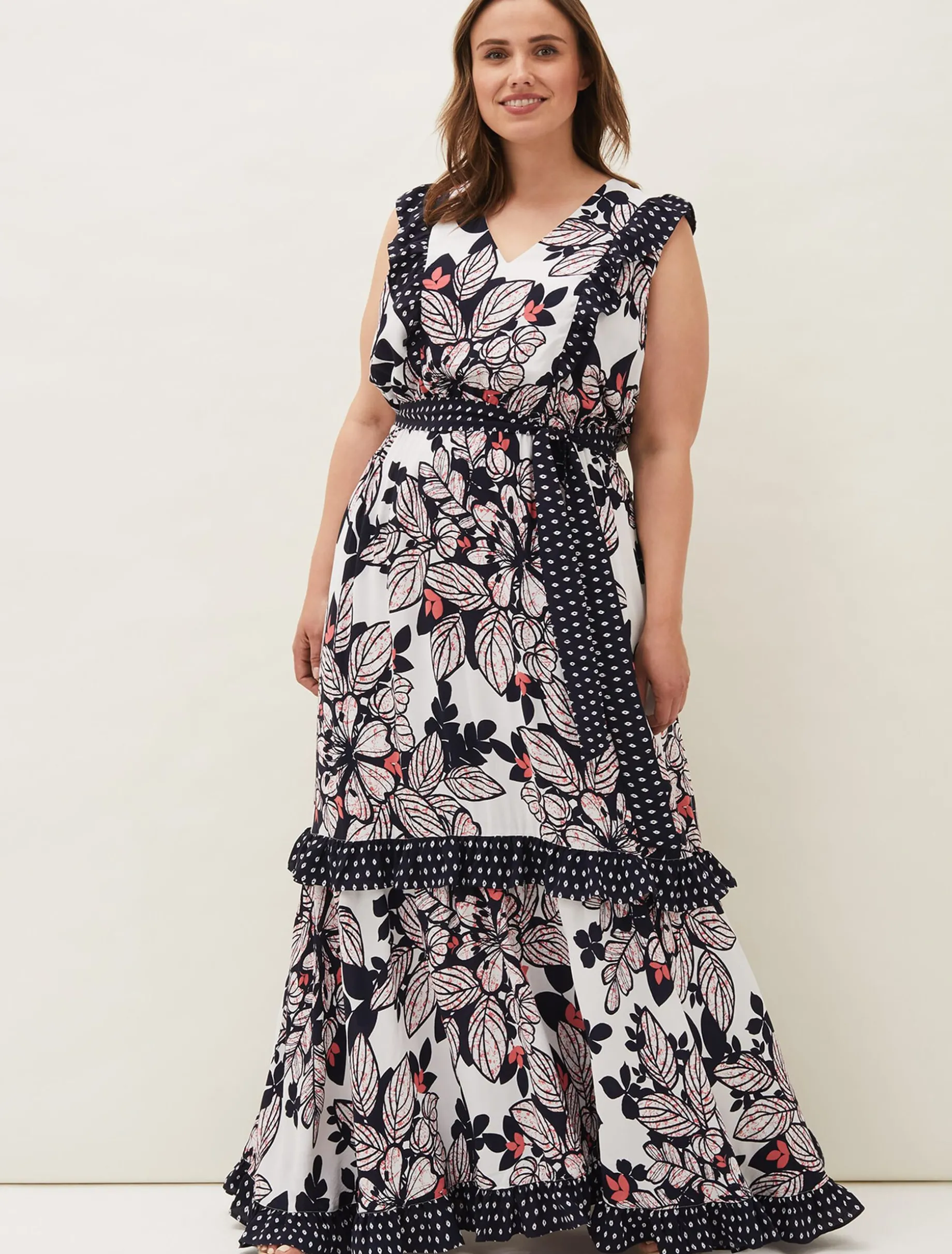 Suki Floral Tiered Maxi Dress