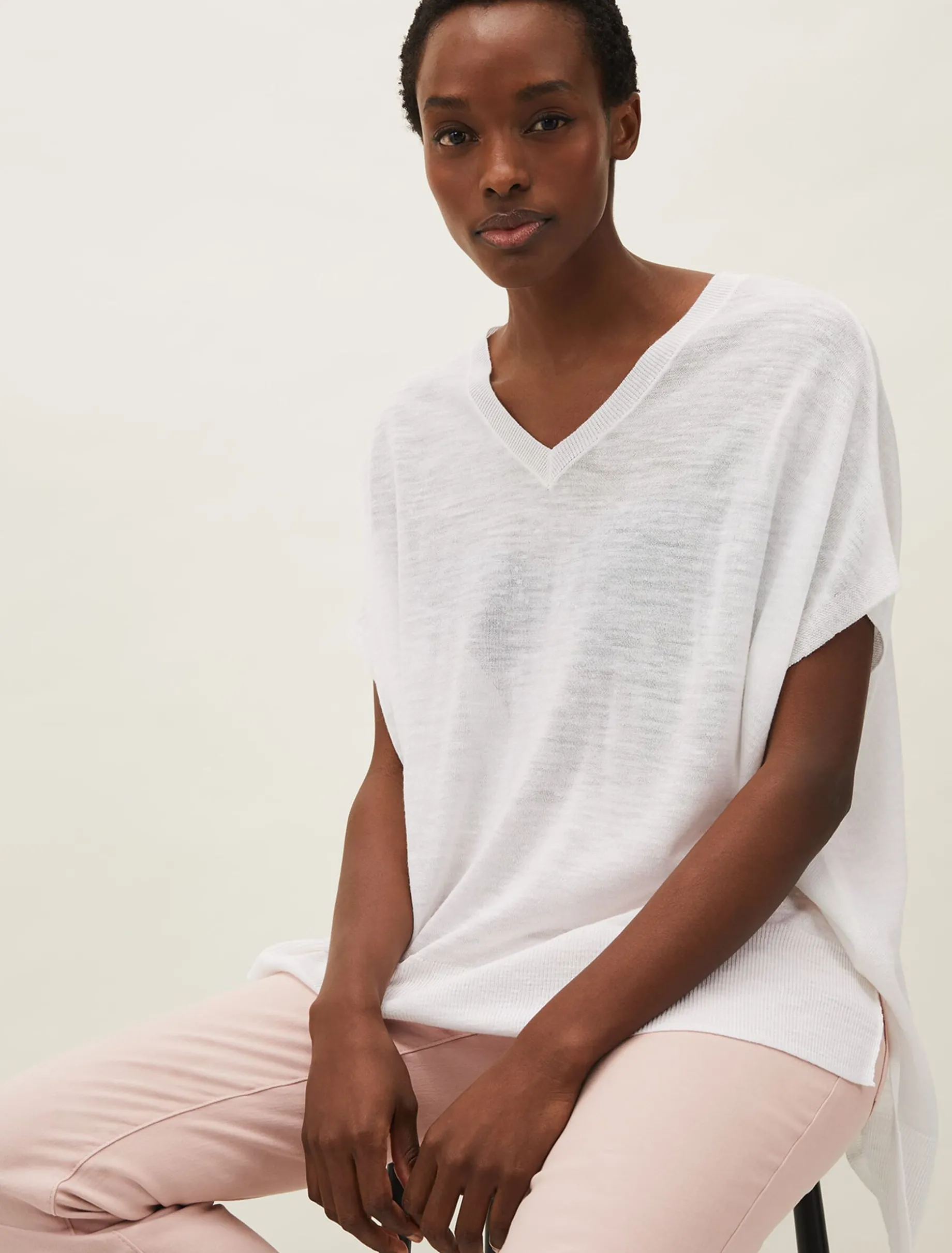 Sukie V-Neck Knit Jumper